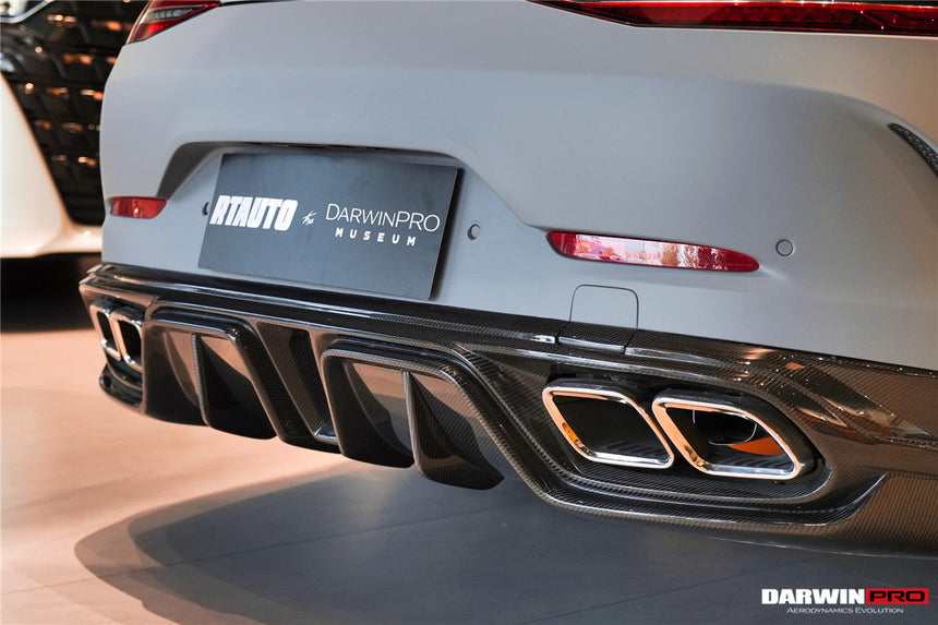 2019-2024 Mercedes Benz AMG GT50 GT53 GT43 4Door Coupe X290 IMP Performance Rear Diffuser With Reflector Panels & Exhaust tips