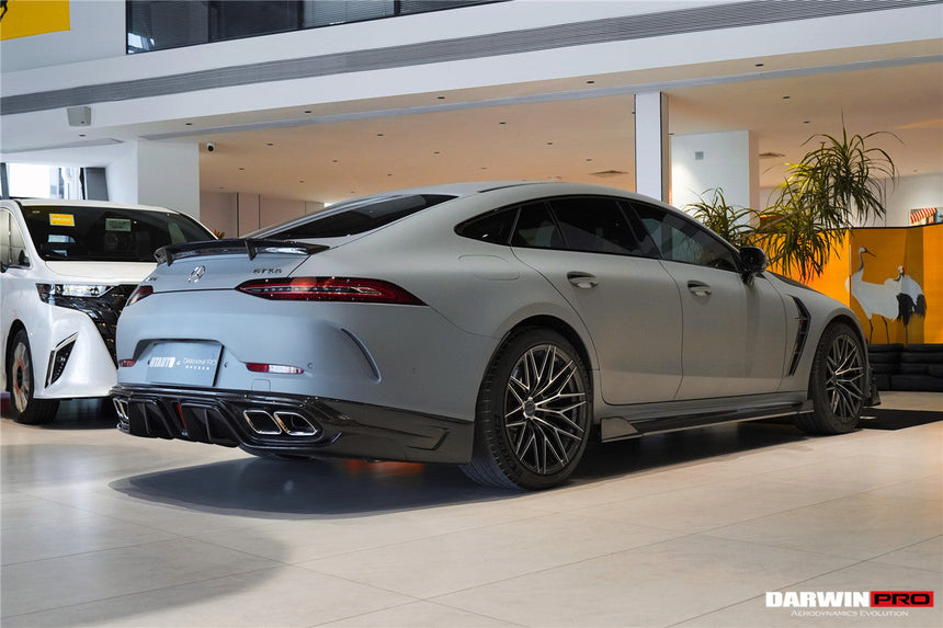 2019-2024 Mercedes Benz AMG GT50 GT53 GT43 4Door Coupe X290 IMP Performance Rear Diffuser With Reflector Panels & Exhaust tips