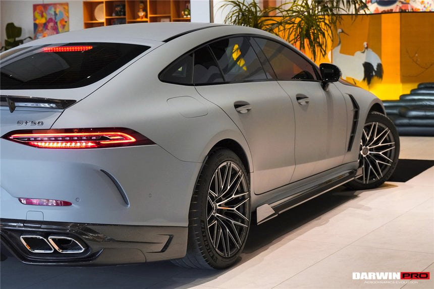 2019-2024 Mercedes Benz AMG GT50 GT53 GT43 4Door Coupe X290 IMP Performance Side Skirts Under Board