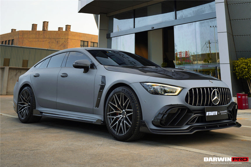 2019-2024 Mercedes Benz AMG GT50 GT53 GT43 4Door Coupe X290 IMP Performance Carbon Fiber Front Bumper Vent Trims