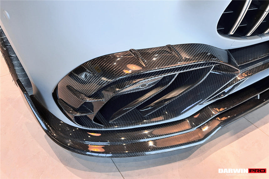 2019-2024 Mercedes Benz AMG GT50 GT53 GT43 4Door Coupe X290 IMP Performance Carbon Fiber Front Bumper Vent Trims