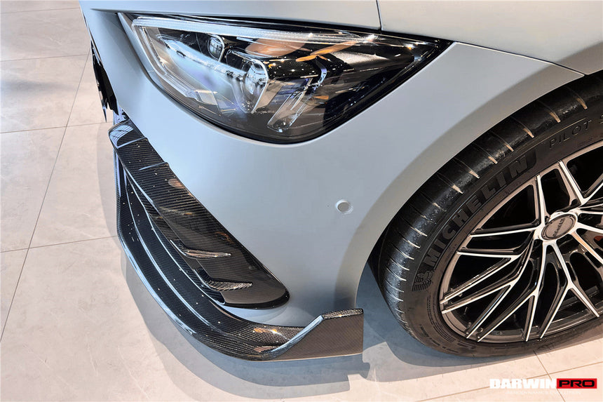 2019-2024 Mercedes Benz AMG GT50 GT53 GT43 4Door Coupe X290 IMP Performance Carbon Fiber Front Bumper Vent Trims