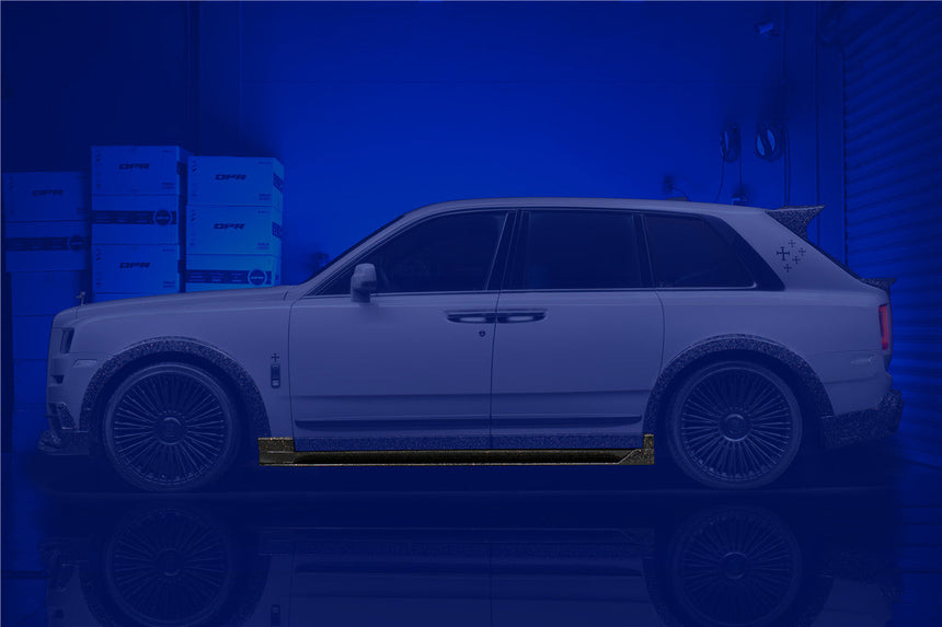 2018-2024 Rolls-Royce Cullinan BKSS Style Carbon Fiber Side Skirts