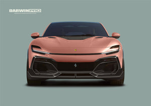 2023-UP Ferrari Purosangue F175 Carbon Fiber Front Lip DarwinPRO iMP Design