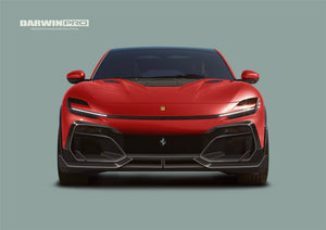 2023-UP Ferrari Purosangue F175 Carbon Fiber Front Lip DarwinPRO iMP Design