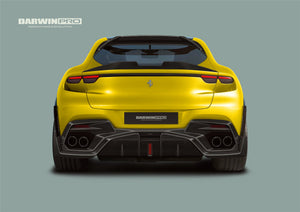 2023-UP Ferrari Purosangue F175 Carbon Fiber Trunk Spoiler DarwinPRO iMP Design Ver.2