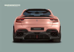 2023-UP Ferrari Purosangue F175 Carbon Fiber Rear Diffuser DarwinPRO iMP Design