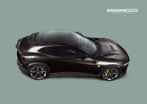 2023-UP Ferrari Purosangue F175 Carbon Fiber Hood DarwinPRO iMP Design
