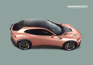 2023-UP Ferrari Purosangue F175 Carbon Fiber Hood DarwinPRO iMP Design