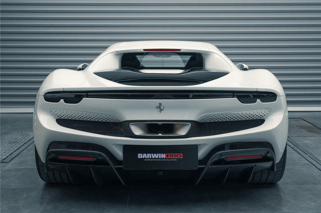 2022-2026 Ferrari 296 GTB & GTS (Type F171) OE Style Carbon Fiber Rear Bumper w/ Diffuser