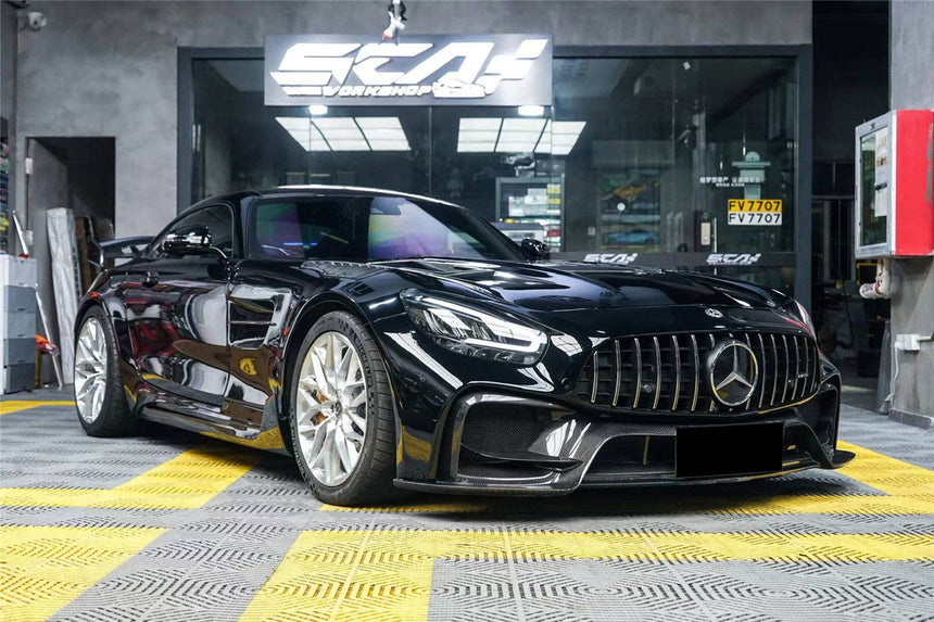 2017-2021 Mercedes Benz AMG GTR ONLY IMP Carbon Fiber Side Skirts