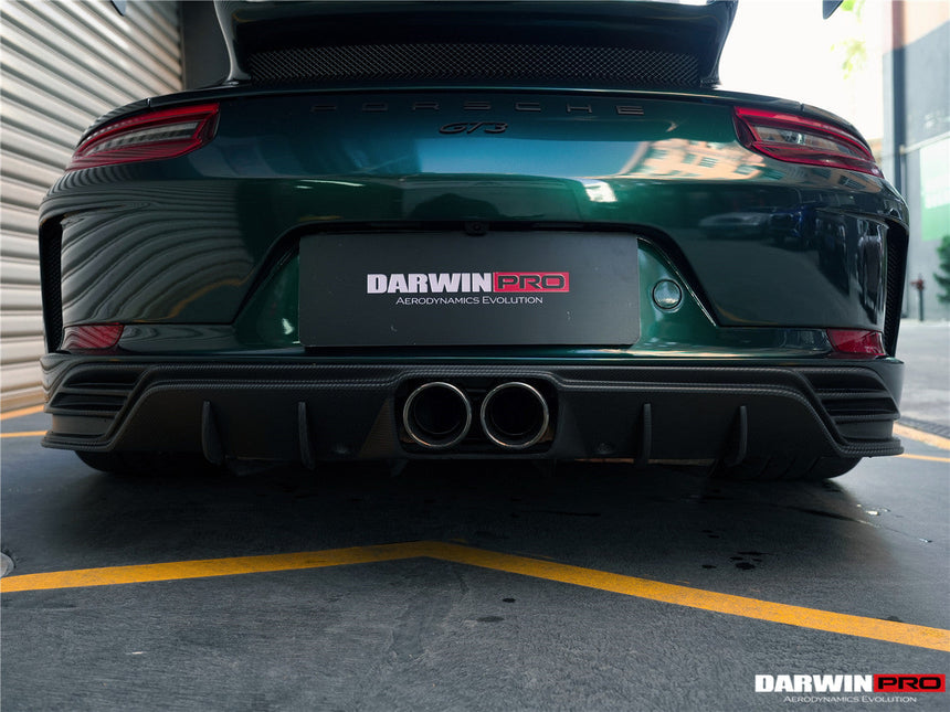 2017-2019 Porsche 911 991.2 GT3 Only BKSS Style Carbon Fiber Rear Lip Diffuser