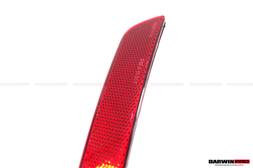 2019-2023 Porsche 911 992 Carrera & S & 4 & 4S & Targa & Cabriolet GT3 Style Rear Bumper Red Reflector Panels 