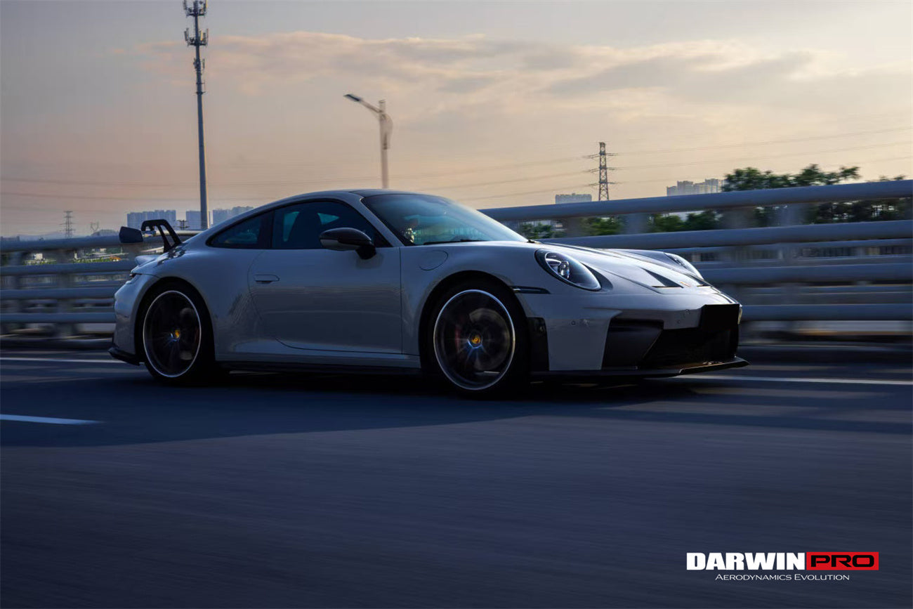 2019-UP Porsche 911 992 Autoclave Carbon Fiber Side Skirts DarwinPRO (GT3 Facelift) Fits Carrera, S, 4, 4S, Targa, Cabriolet