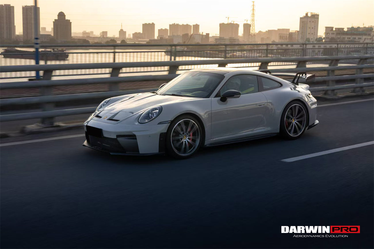 2019-UP Porsche 911 992 Autoclave Carbon Fiber Side Skirts DarwinPRO (GT3 Facelift) Fits Carrera, S, 4, 4S, Targa, Cabriolet