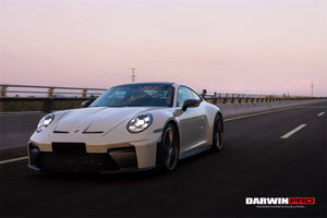 2019-UP Porsche 911 992 Autoclave Carbon Fiber Side Skirts DarwinPRO (GT3 Facelift) Fits Carrera, S, 4, 4S, Targa, Cabriolet