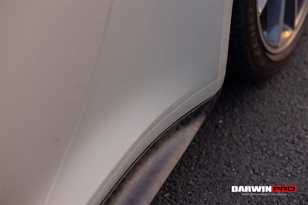 2019-UP Porsche 911 992 Autoclave Carbon Fiber Side Skirts DarwinPRO (GT3 Facelift) Fits Carrera, S, 4, 4S, Targa, Cabriolet