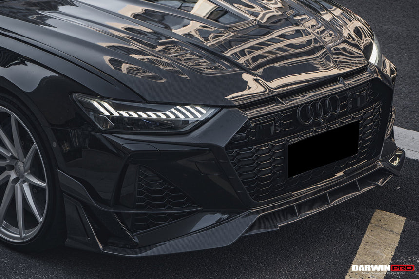 DarwinPRO 2019-UP Audi RS6 C8 Avant & RS7 C8 Quattro IMP Performance Front Bumper Grille Cover