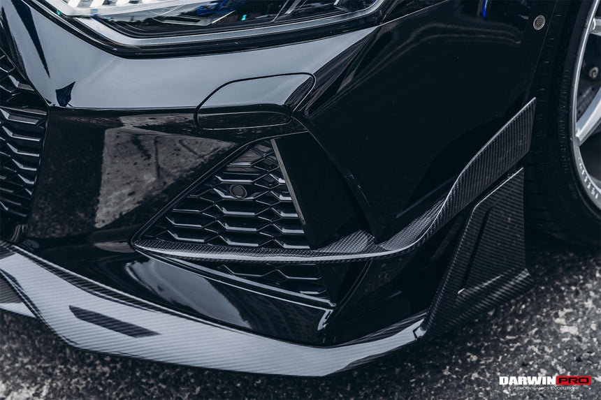 DarwinPRO 2019-UP Audi RS6 Avant C8 & RS7 C8 Quattro IMP Performance Front Bumper Canards