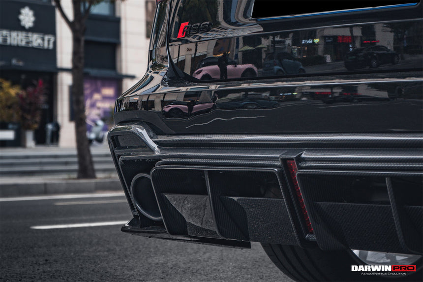 2019-UP Audi RS6 Avant C8 RS7 C8 Quattro Carbon Fiber Rear Diffuser DarwinPRO (iMP Design)