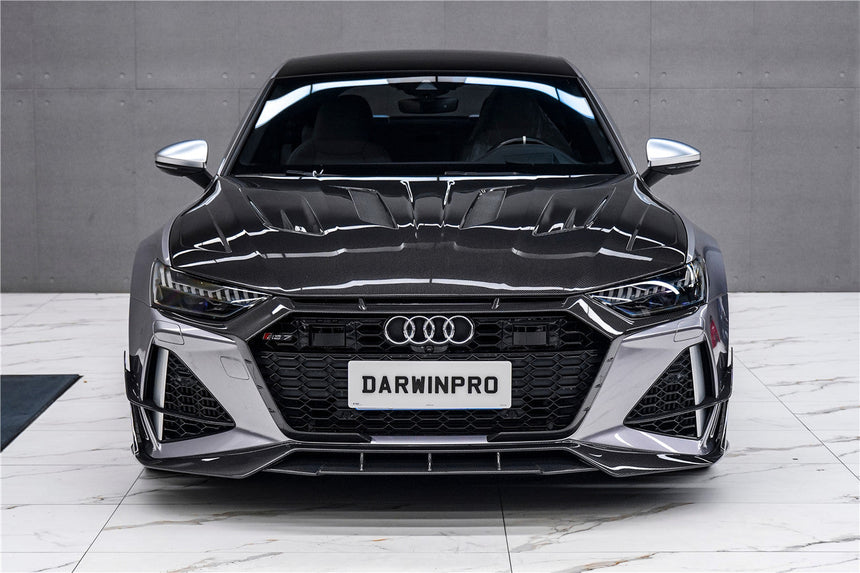 DarwinPRO 2019-UP Audi RS6 C8 Avant & RS7 C8 Quattro IMP Performance Front Bumper Grille Cover