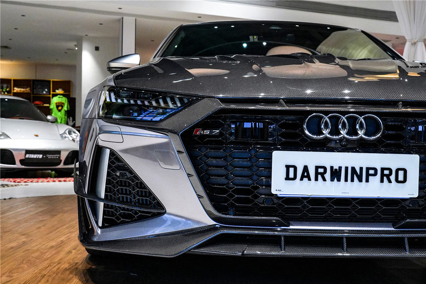 DarwinPRO 2019-UP Audi RS6 C8 Avant & RS7 C8 Quattro IMP Performance Front Bumper Grille Cover