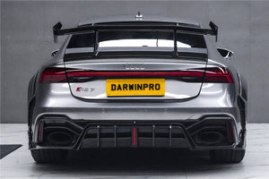 DarwinPRO 2019-UP Audi RS6 Avant C8 RS7 C8 Quattro IMP Design Rear Diffuser
