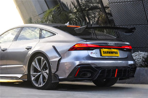 DarwinPRO 2019-UP Audi RS7 A7 S7 C8 Quattro IMP Design  Carbon fiber Trunk Spoiler Wing