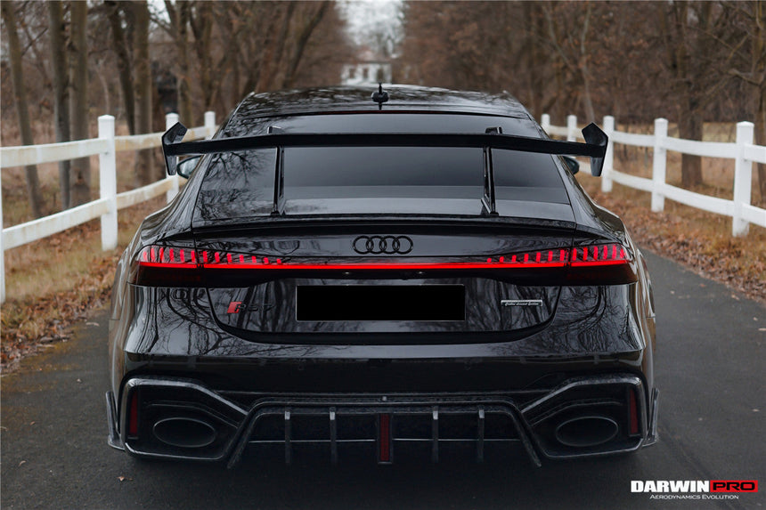 DarwinPRO 2019-UP Audi RS6 Avant C8 RS7 C8 Quattro IMP Design Rear Diffuser