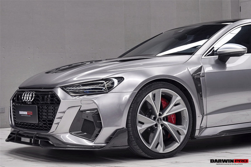 DarwinPRO 2019-UP Audi RS7 Quattro & RS6 Avant C8 IMP Design Ver.2 Front Bumper