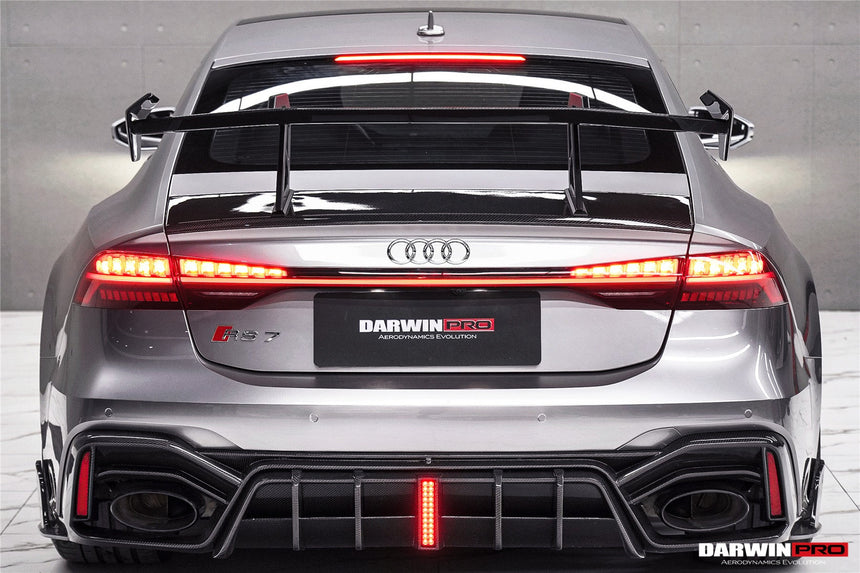 DarwinPRO 2019-UP Audi RS7 A7 S7 C8 Quattro IMP Design  Carbon fiber Trunk Spoiler Wing