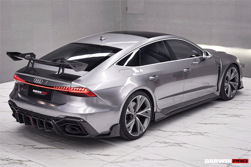 DarwinPRO 2019-UP Audi RS7 A7 S7 C8 Quattro IMP Design  Carbon fiber Trunk Spoiler Wing