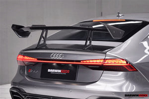 DarwinPRO 2019-UP Audi RS7 A7 S7 C8 Quattro IMP Design  Carbon fiber Trunk Spoiler Wing