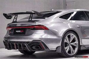 DarwinPRO 2019-UP Audi RS7 A7 S7 C8 Quattro IMP Design  Carbon fiber Trunk Spoiler Wing