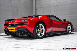 DarwinPRO 2022-2026 Ferrari 296 GTB & GTS Type F171 iMP Style Carbon Fiber Full Kit (For Surround View Camera System Bumper Only)