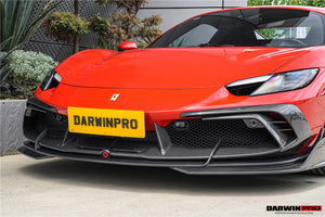 DarwinPRO 2022-2026 Ferrari 296 GTB & GTS Type F171 iMP Style Carbon Fiber Full Kit (For Surround View Camera System Bumper Only)