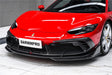 DarwinPRO 2022-2026 Ferrari 296 GTB  GTS Type F171 iMP Carbon Fiber Front Bumper Lip Splitter With Camera holes
