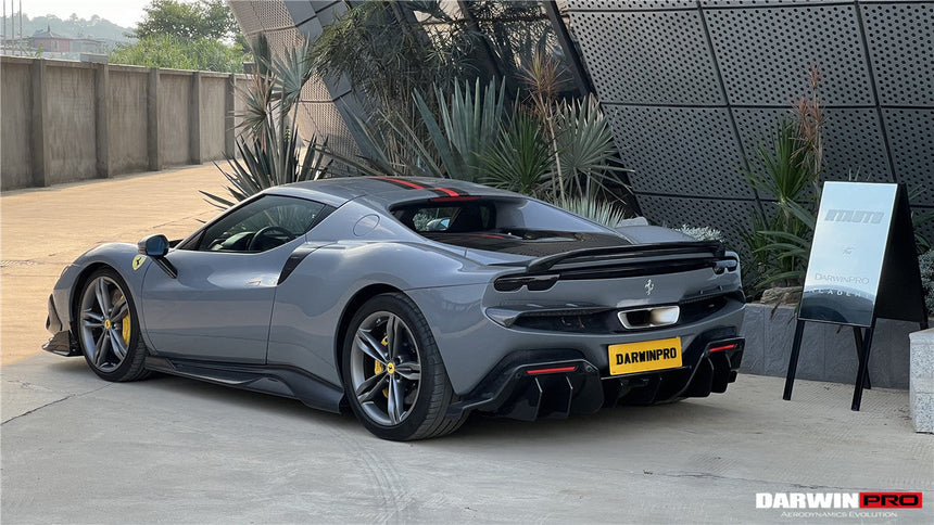 DarwinPRO 2022-2026 Ferrari 296 GTB Type F171 iMP Style Carbon Fiber Trunk Spoiler