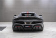 DarwinPRO 2022-2026 Ferrari 296 GTB & GTS Type F171 iMP Style Carbon Fiber Rear Diffuser With Undertray