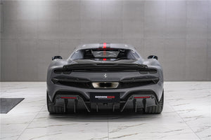 DarwinPRO 2022-2026 Ferrari 296 GTB & GTS Type F171 iMP Style Carbon Fiber Rear Diffuser With Undertray