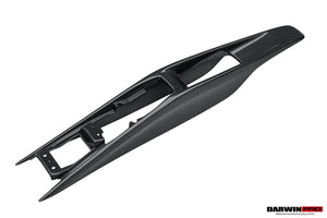 2022-2026 Ferrari 296 GTB & GTS (Type F171) OE Style Dry Carbon Fiber Center Control Surround Panel Rear End