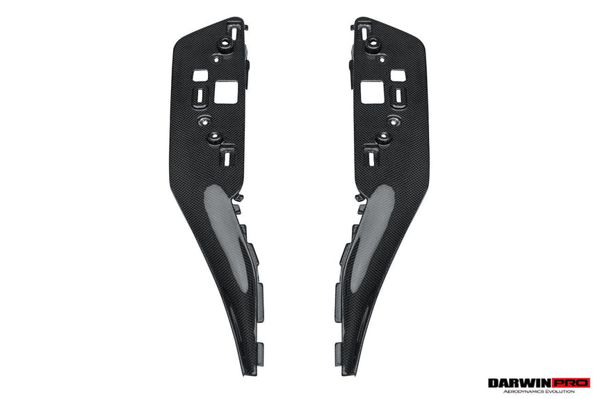 2022-2026 Ferrari 296 GTB GTS (Type F171) OE Style Dry Carbon Fiber Center Control Surround Panel Front End