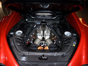 2022-2026 Ferrari 296 GTB (Type F171) OE Style Dry Carbon Fiber Engine Bay Panel Replacement Kits 4pcs