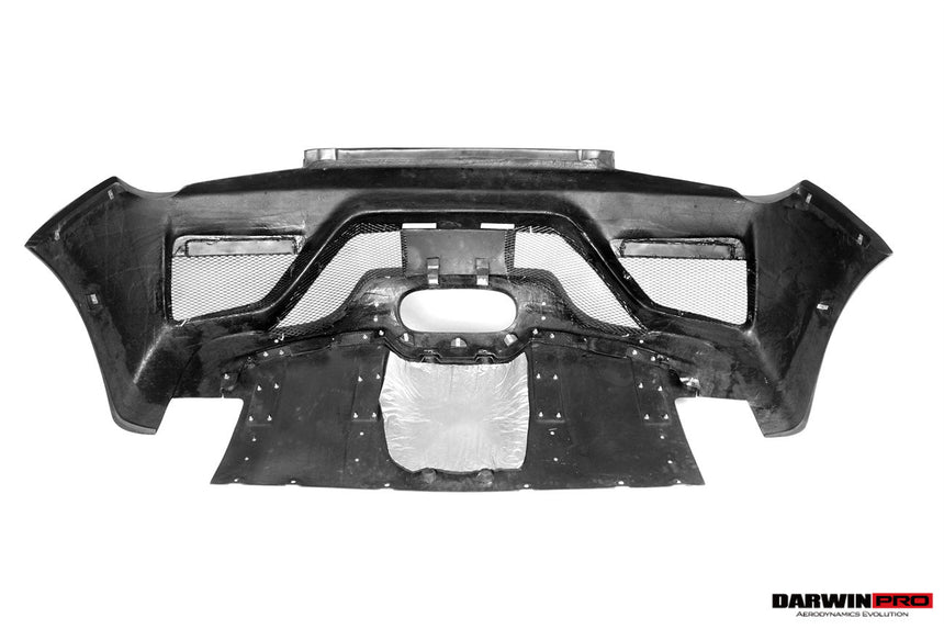 2010-2015 Ferrari 458 Spider BKSS Style Partial Carbon Fiber Rear Bumper And Fiber Trunk With Tail Light Cover