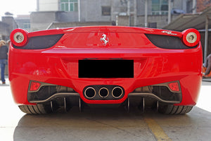 2010-2015 Ferrari 458 Italia Spider Carbon Fiber Rear Diffuser DarwinPRO (OE)