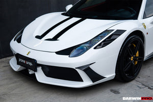 2010-2015 Ferrari 458 Italia and Spider Carbon Fiber Hood DarwinPRO ( Speciale Design)
