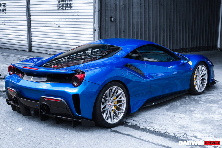 2015-2020 Ferrari 488 GTB | Spider Partial Carbon Fiber Full Body Kit - DarwinPRO Pista Design