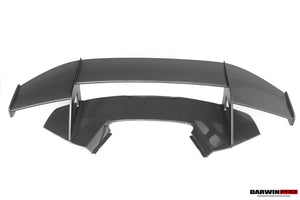 2015-2020 Ferrari 488 GTB Partial Carbon Fiber Wing With Base DarwinPRO (SF90XX Style)