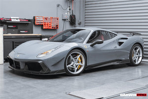 DarwinPRO 2015-2020 Ferrari 488 GTB & Spider iMP-Performance Carbon Fiber Front Lip