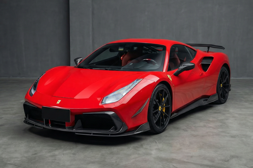 DarwinPRO 2015-2020 Ferrari 488 GTB & Spider iMP-Performance Carbon Fiber Front Lip